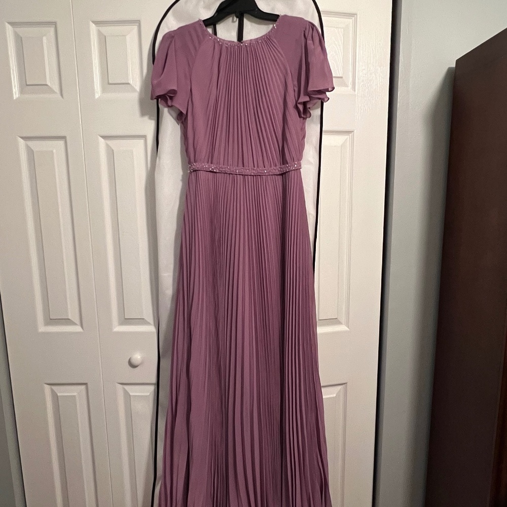 Azazie Lilac / Mauve Floor-Length Bridesmaid Dress